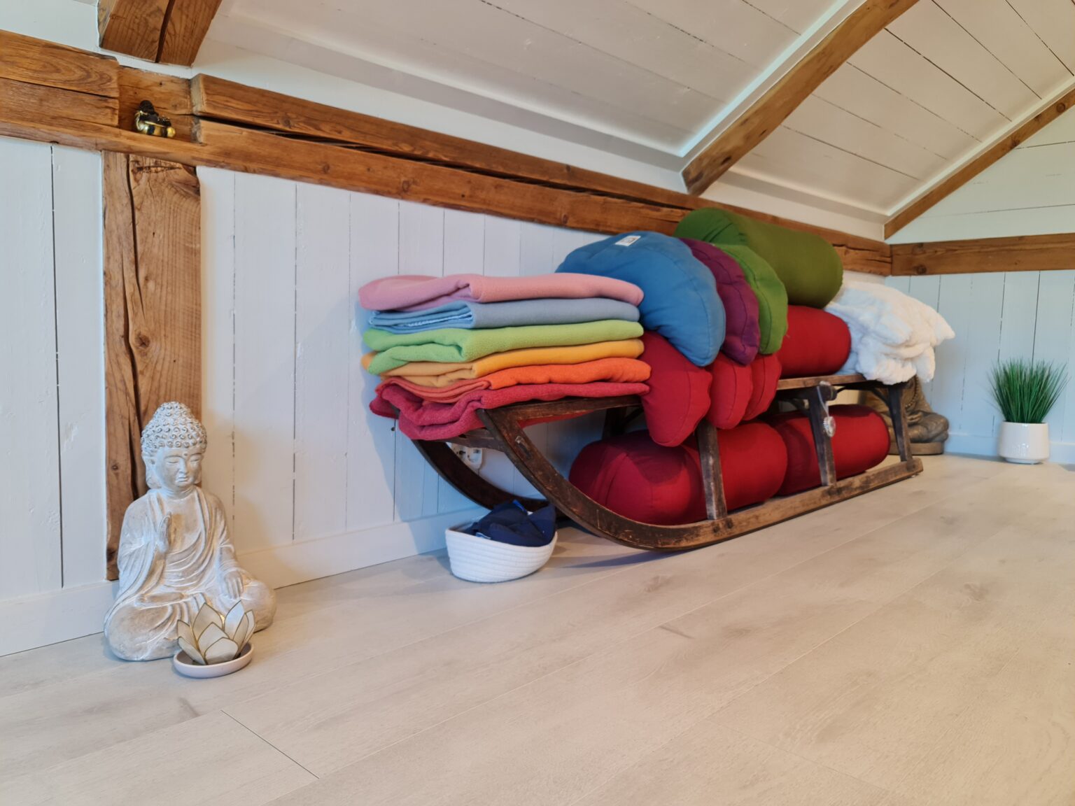 Terayoga materials in the studio