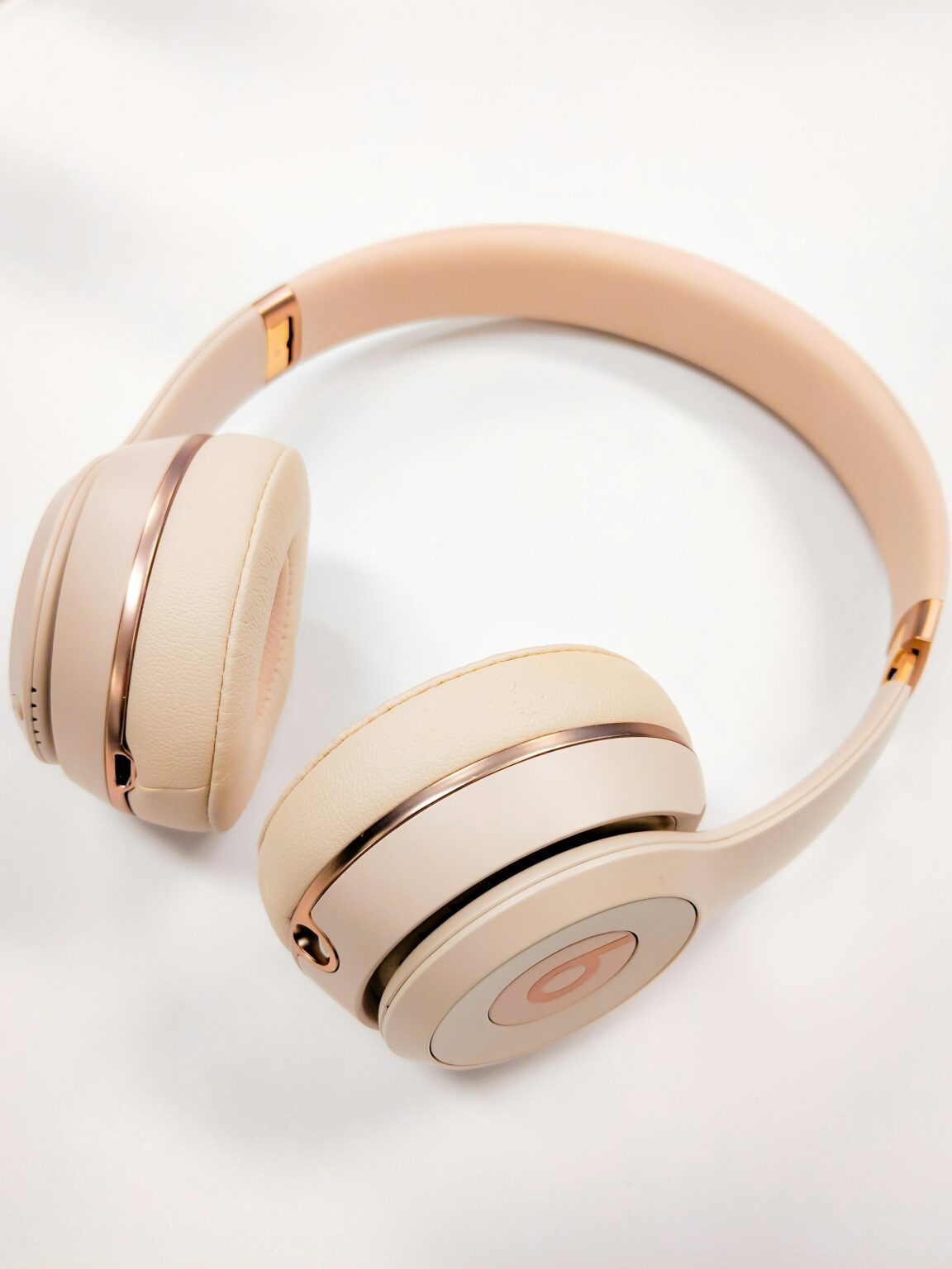 Beige Headphones